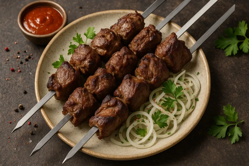 Brochette de bœuf (Entrecôte)