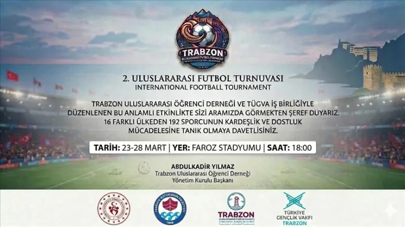 Será organizado um torneio de futebol em Trabzon com a participação de estudantes internacionais