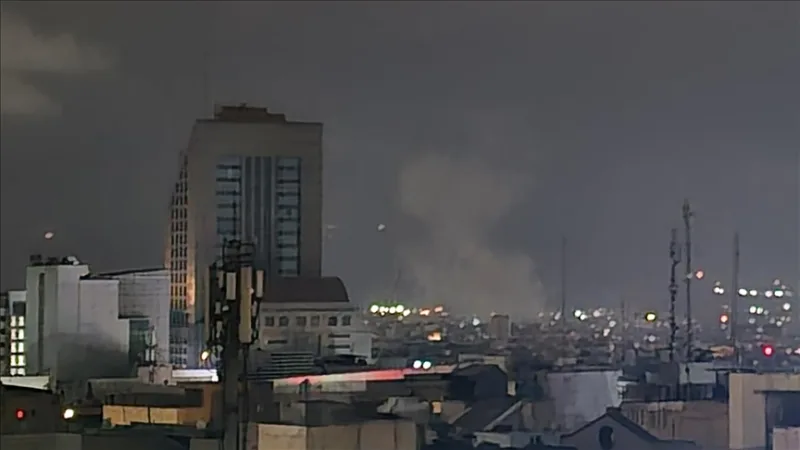 테헤란에서 연달아 폭발 사고가 발생했다