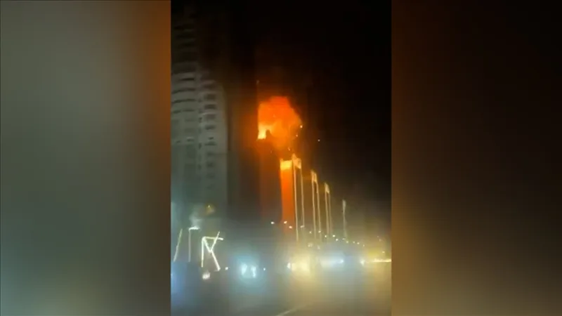 이라크 아르빌 시의 여러 지점에서 자살 드론 공격이 발생했다